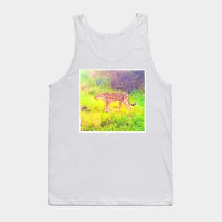 Cheetah Watercolor Tank Top